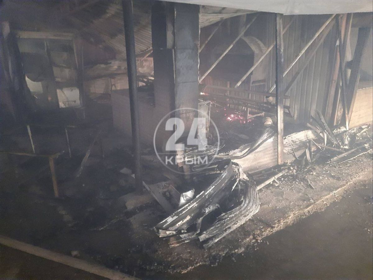 В оккупированном Крыму на Ай-Петри вспыхнул масштабный пожар